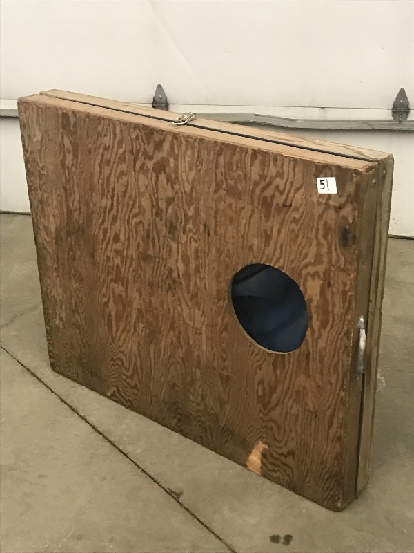 lot 51 image: 4x6 Portable Ice Fishing Shelter,...