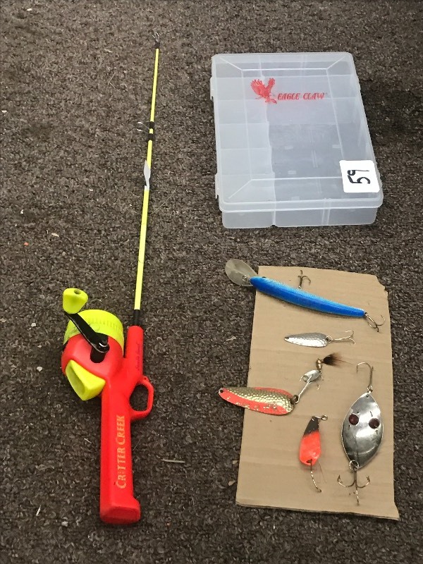 lot 59 image: Lot Of Assorted Fishing Lures, Tac...