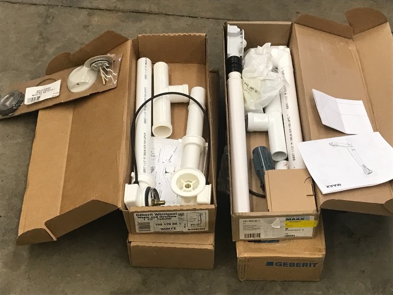 (4) New 1.5 Tubular Waste & Overfl...