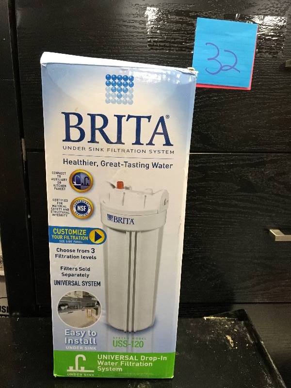 Brita Opaque 14 in. Final Filtration Under Sink System, White box not used