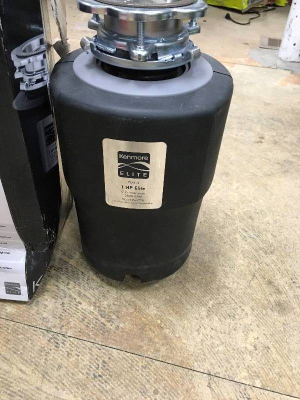 Kenmore Elite 1HP Waste Disposer box not used