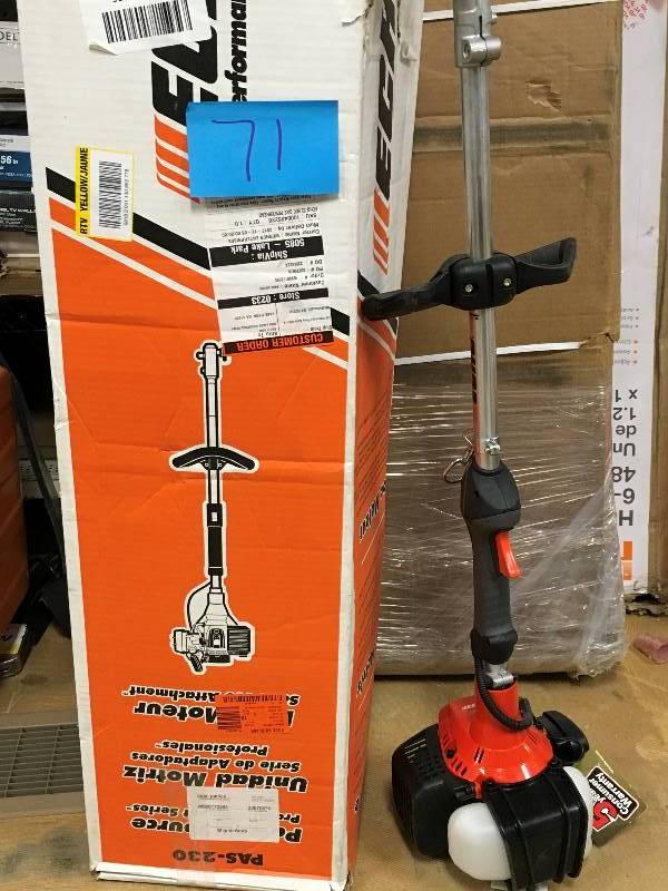 ECHO 22.8cc Power Source Gas Trimmer for PAS Attachments box not used