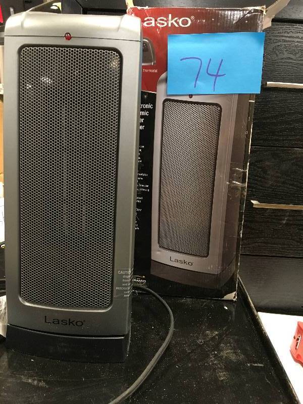 Lasko Electronic Ceramic Tower Heater Model CT box not used