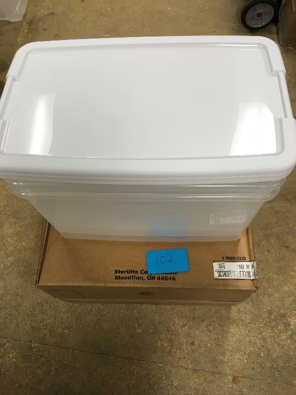 Sterilite 70 Qt. Ultra Storage Box - Lot of 3 new