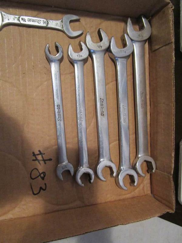 lot 83 image: Snap-On Flare Wrenches