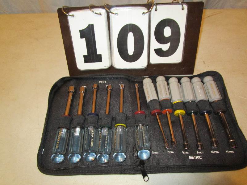 lot 109 image: Craftsman Nut Driver Set