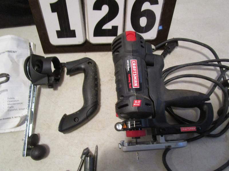 lot 126 image: Craftsman Cutting Tool