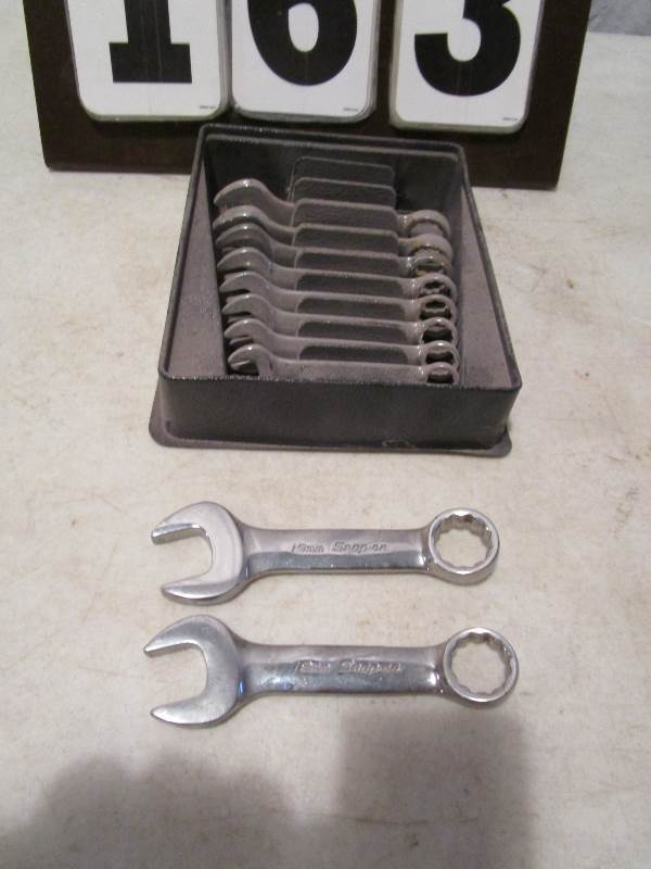 lot 163 image: Snap-On Stubby Wrench Set