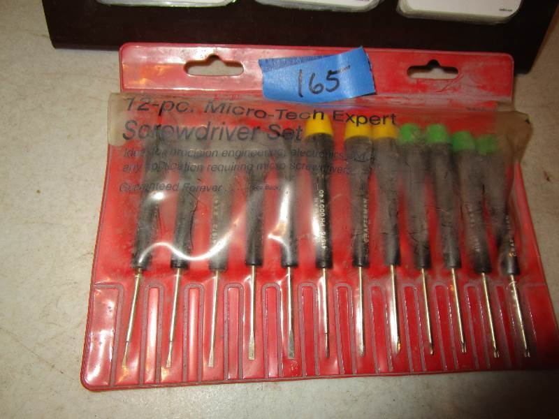 lot 165 image: Craftsman Micro-Tech Expert Screw Driver Set