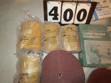 lot 400 image: Assorted DA Sanding Pads & Discs