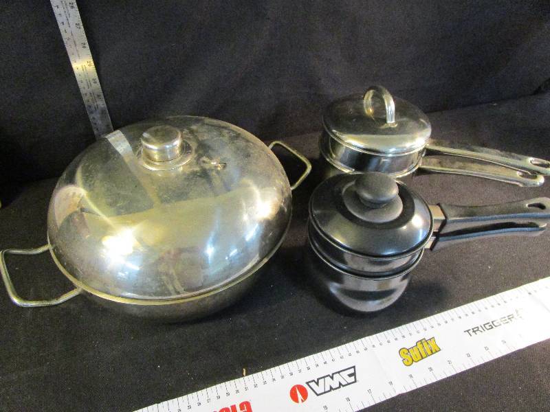 lot 53 image: Stainless Double Boilers