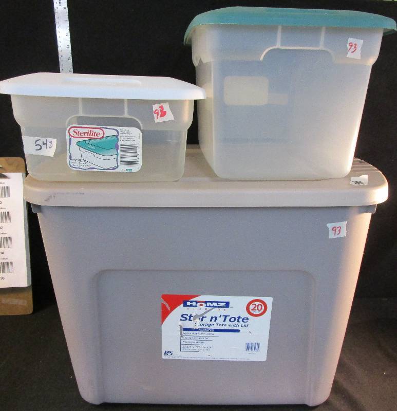lot 93 image: 3 totes