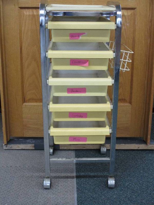 lot 144 image: Old Beauty Storage Cart