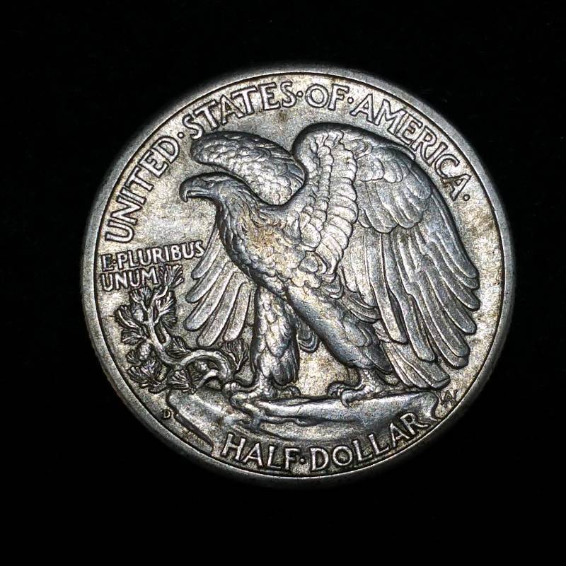 1943 D Walking Liberty Silver Half Dollar