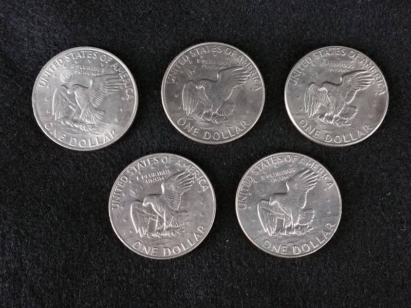 (5) Eisenhower Dollars