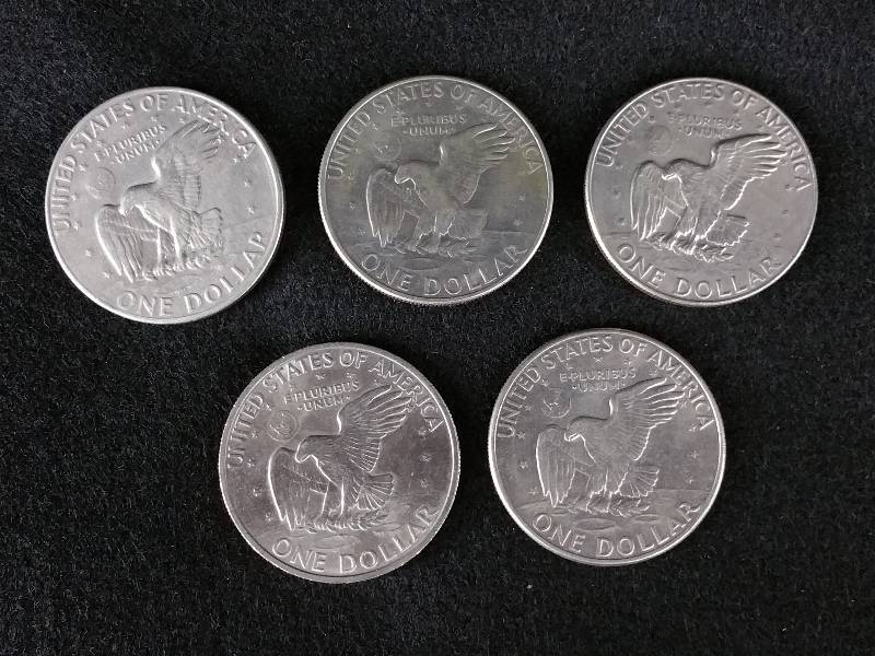 (5) Eisenhower Dollars