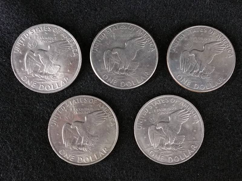 (5) Eisenhower Dollars