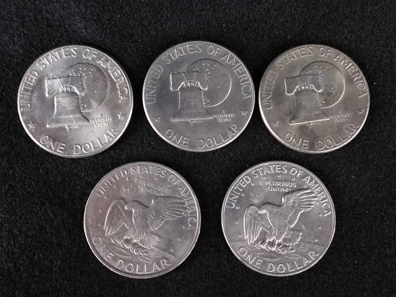 (5) Eisenhower Dollars