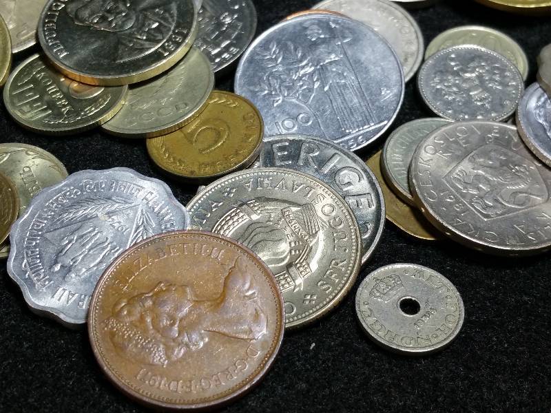 Large Group of Foreign Coins
