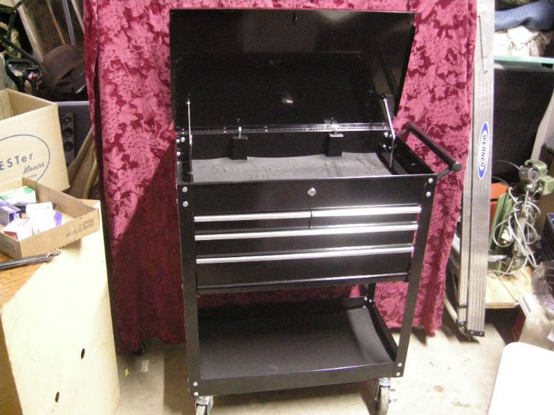 King 4-Drawers Mechanics Service Cart