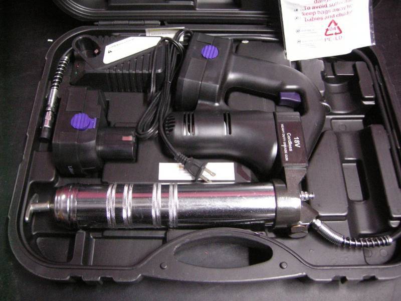 18v Heavy Duty Cordless Grease Gun
