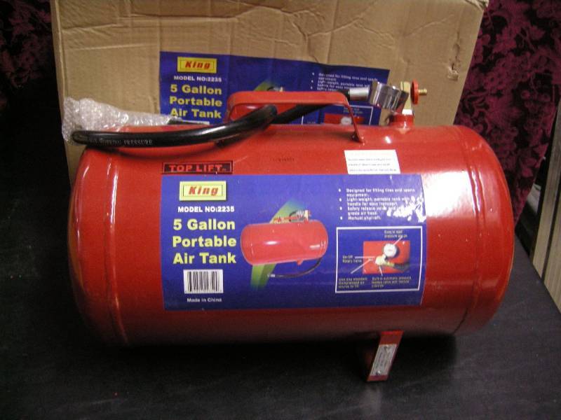 King 5 Gallon Portable Air Tank