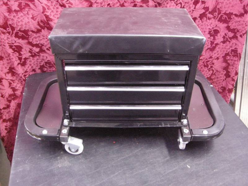 Rolling Cabinet Stool