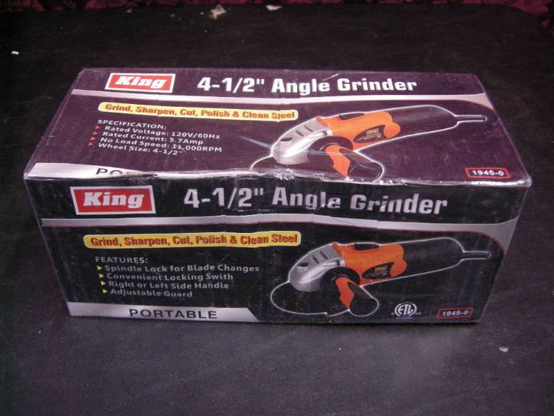 King 4-12 Angle Grinder