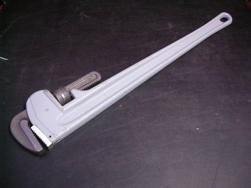 Heavy Duty Aluminum Pipe Wrench