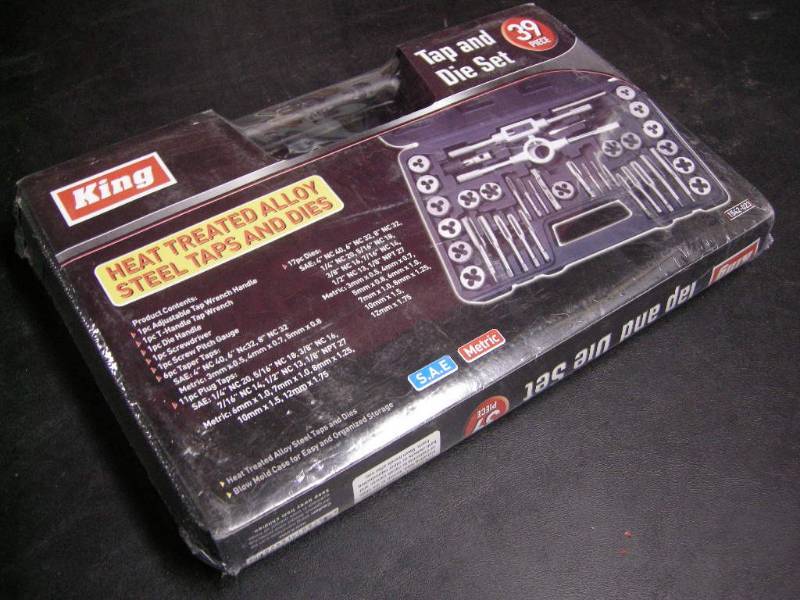 King 39pc Tap and Die Set