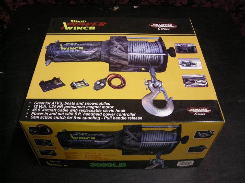 3000lb Power Winch Set
