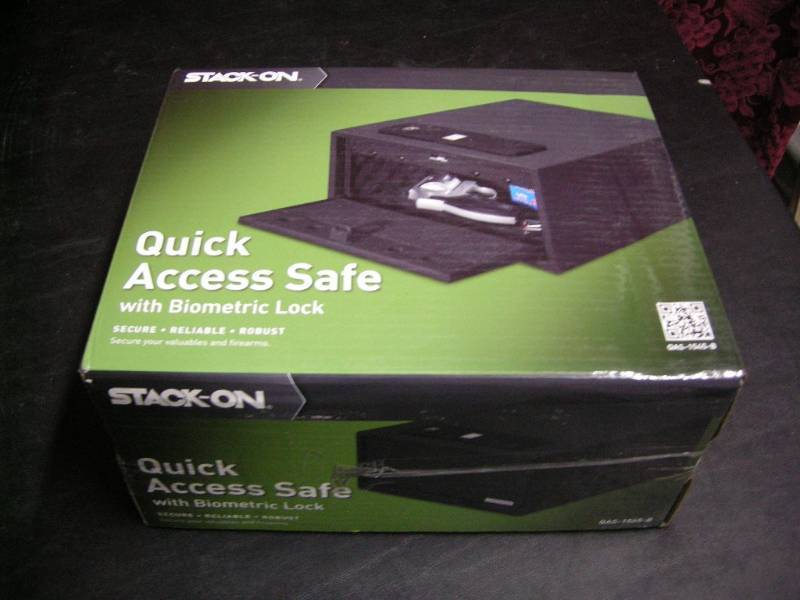 Stack-On Quick Access Safe with Biometric