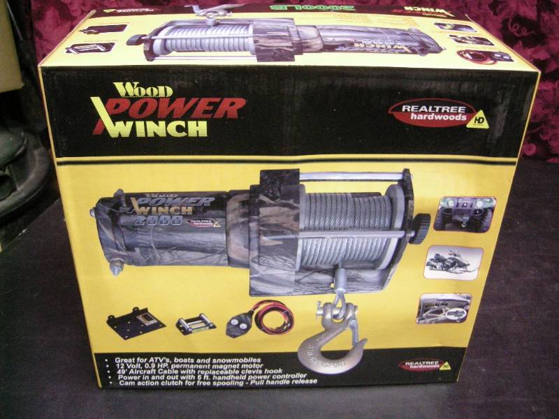 2000lb Power Winch Set