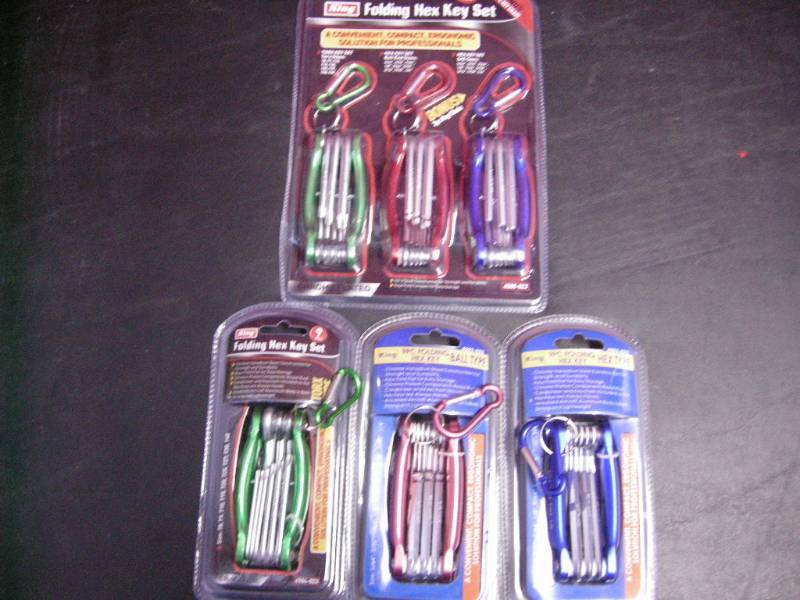 Folding Hex Key Sets