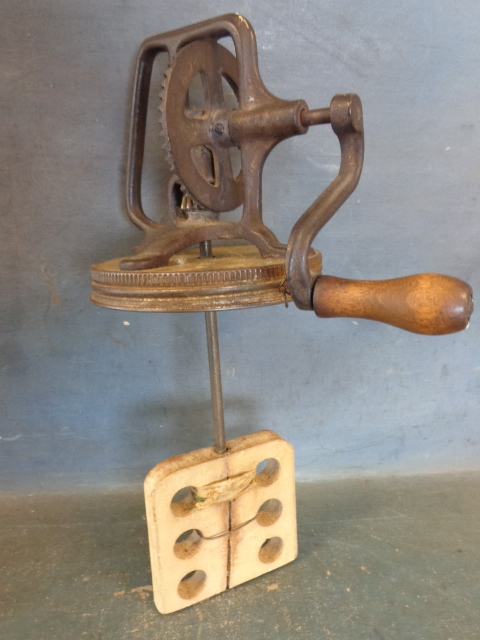 lot 56 image: Antique Hand Butter Churn