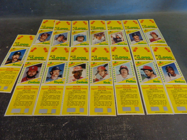 lot 60 image: Rare Vintage Topps Squirt Doorknocker Baseball Cards