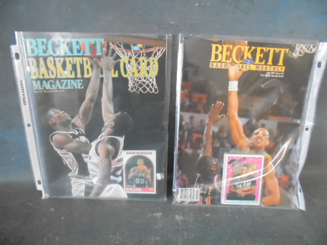 lot 24 image: Autographed Photo of Kareem Abdul-Jabbar  and Beckett Magazine