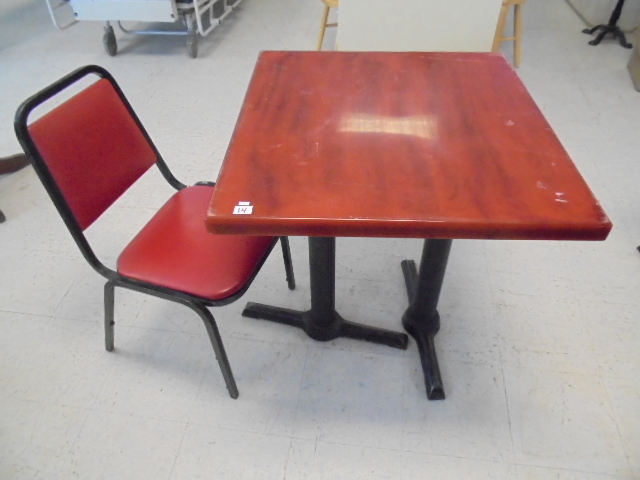 lot 14 image: Dining Table and Chair