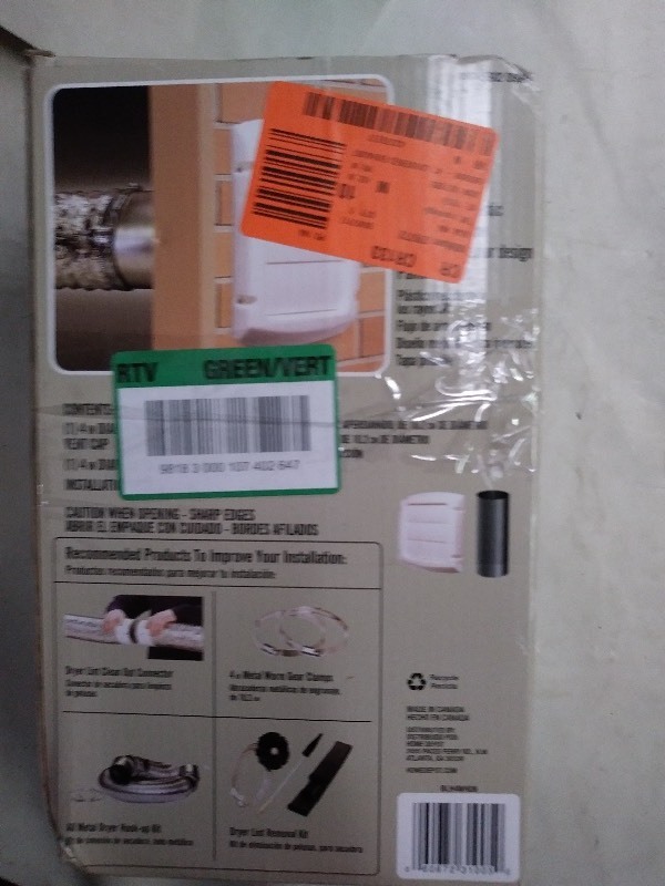 Everbuilt Louvered Dryer Vent Kit