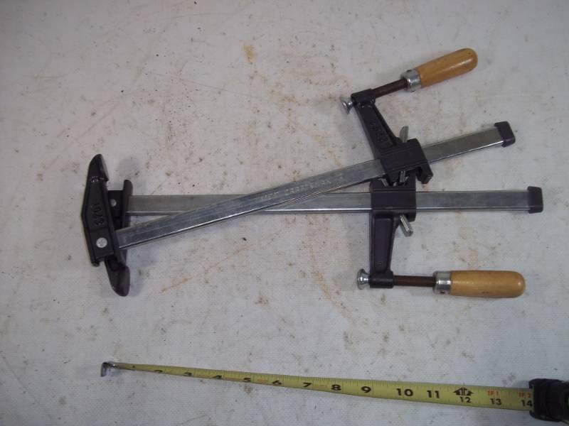 lot 38 image: Pair of bar clamps 14