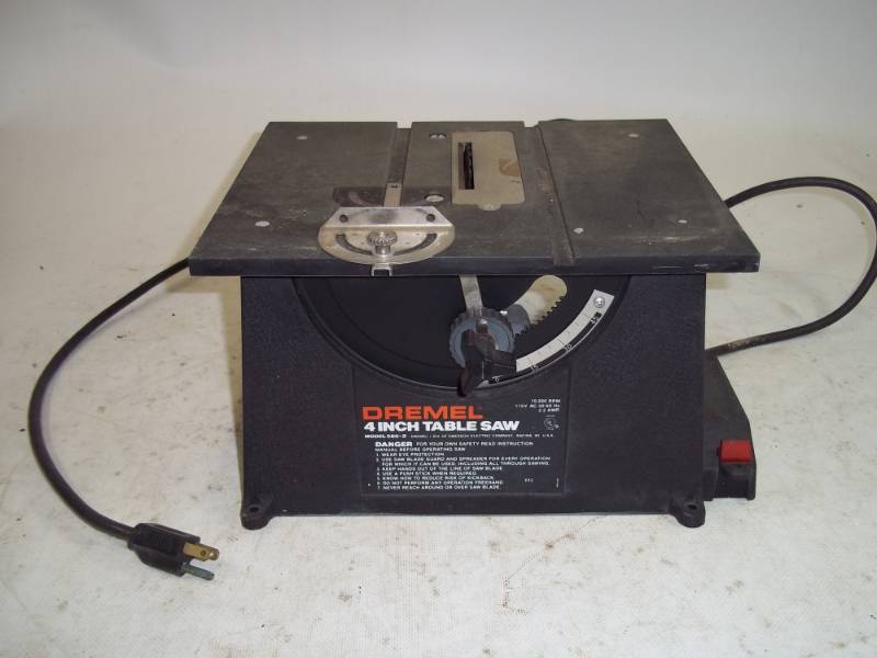 lot 120 image: Dremel 4 Electric Table Saw