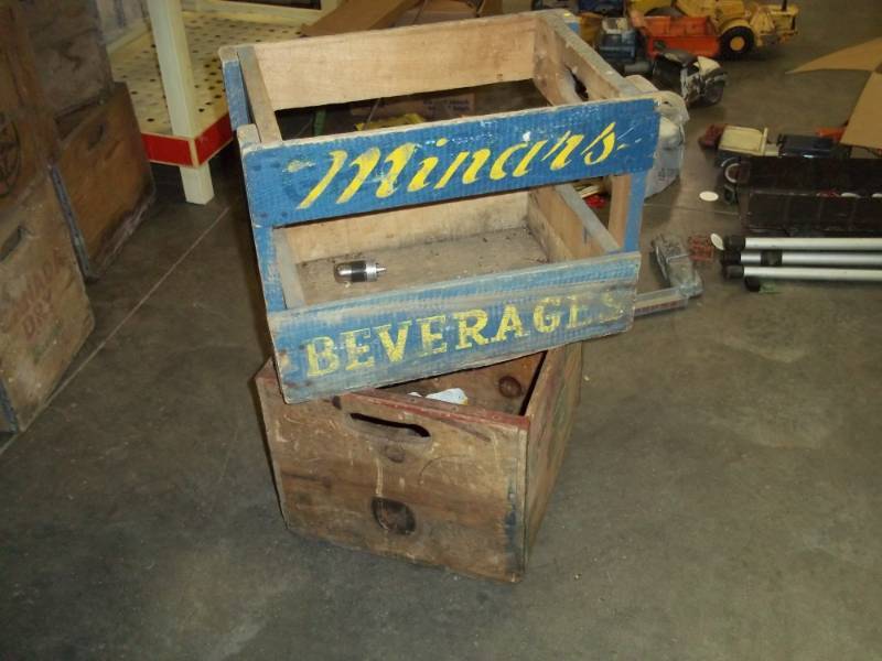 lot 221 image: Pair of Vintage Crates