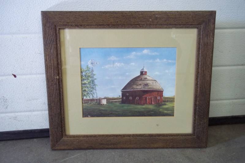 lot 238 image: Vivian Wilson 1981 Art Framed Print 13x16