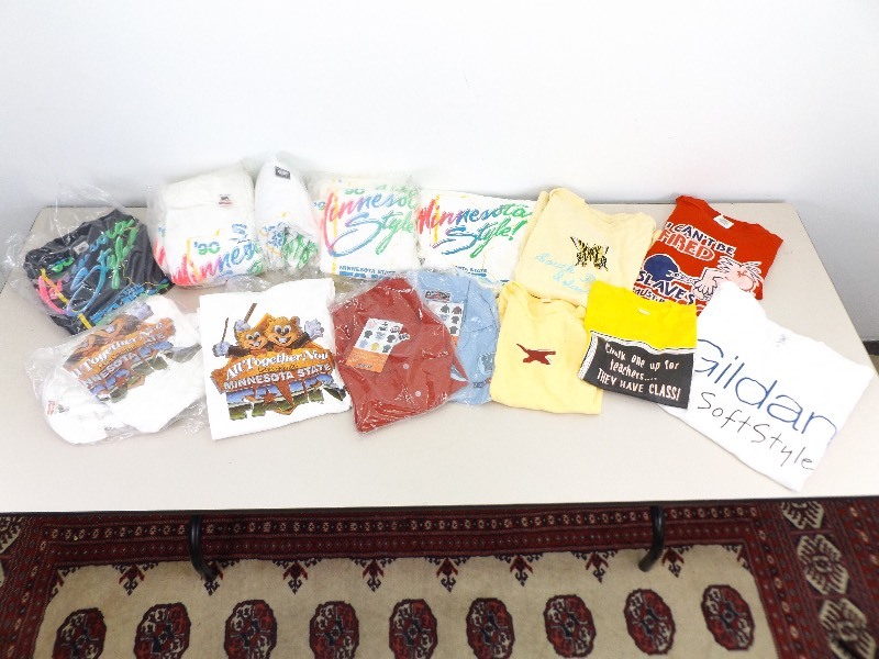 lot 20 image: Large Lot of New Old Stock MN State Fair, etc. T-Shirts