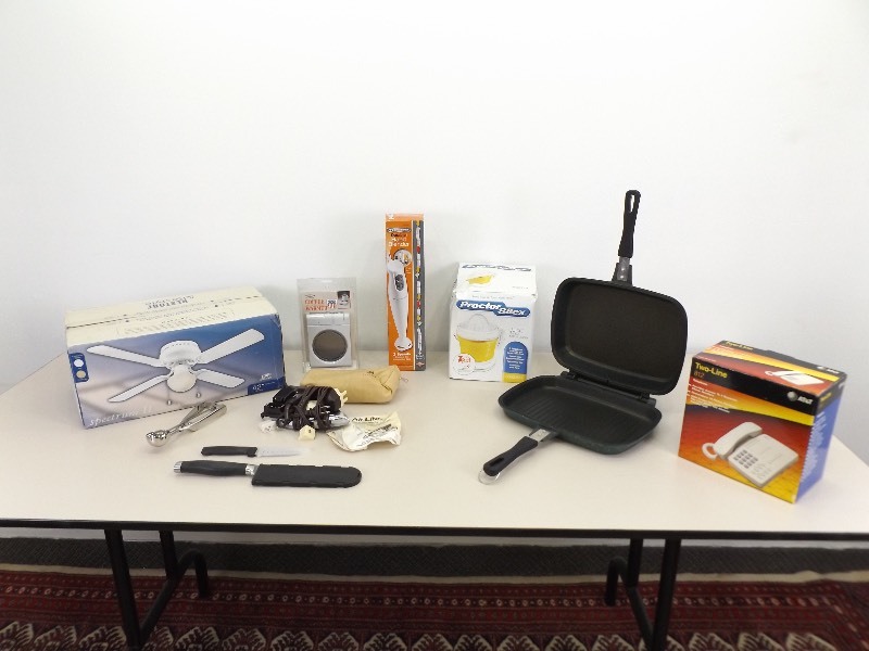 lot 34 image: Lot of New etc. Household Small Appliances