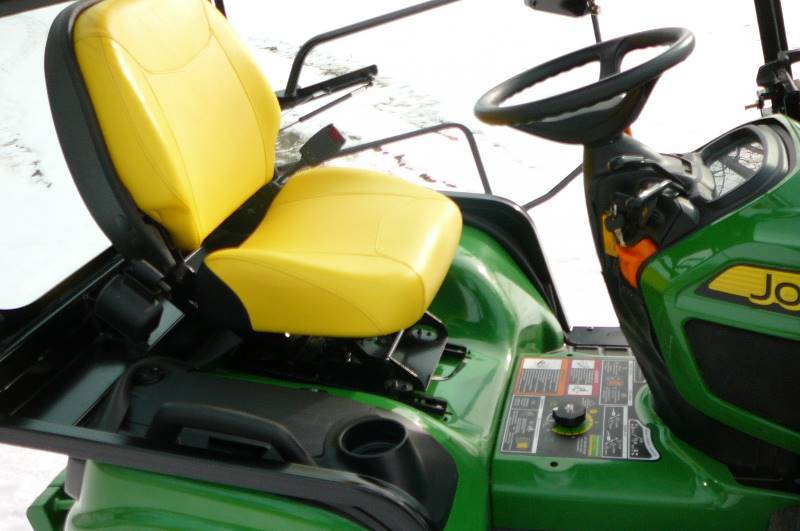 John Deere X730 Lawn Mower w/ Cab,Snow Blower, Thatcher, Bagger John