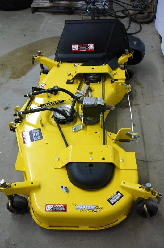 John Deere X730 Lawn Mower w/ Cab,Snow Blower, Thatcher, Bagger John