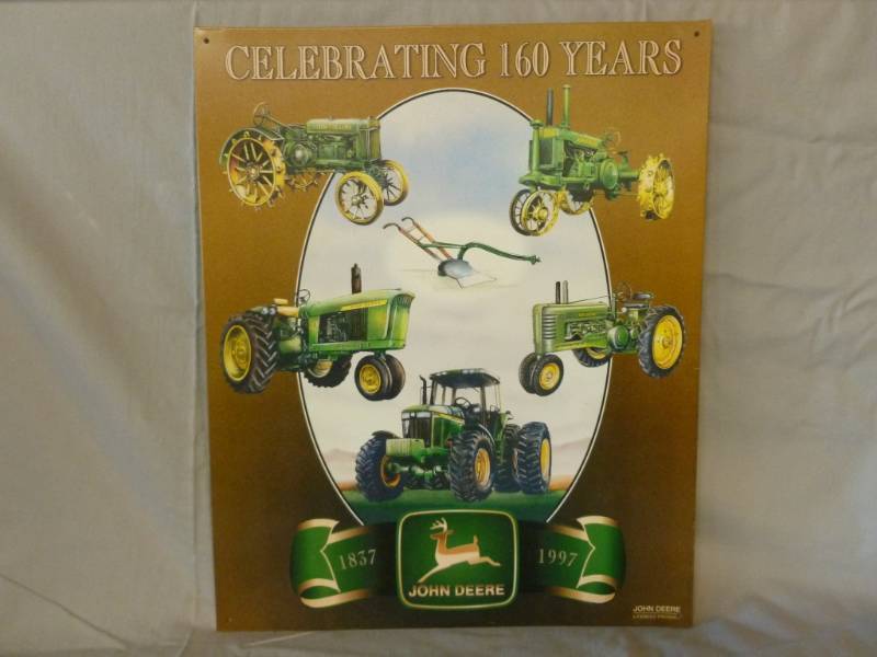 lot 36 image: John Deere Sign