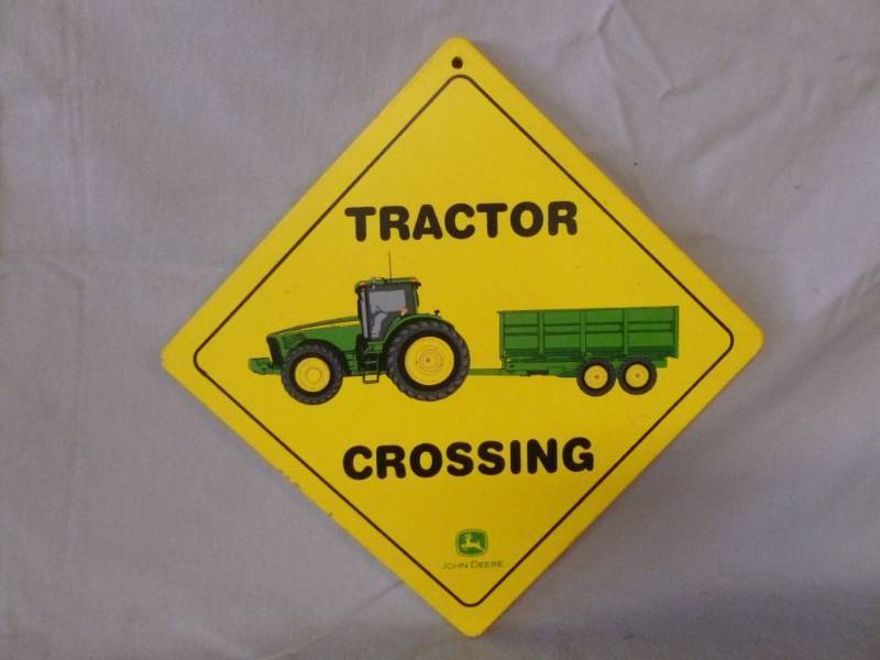 lot 147 image: John Deere Sign