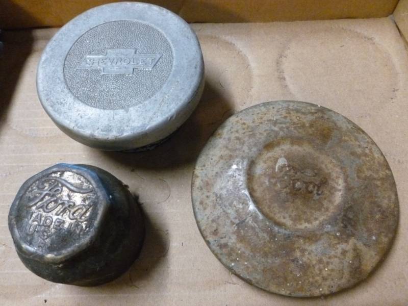 lot 170 image: Vintage Hub Covers